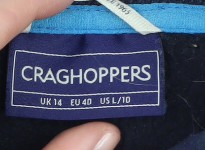 Craghoppers Women's Blue Zip Jacket UK 14