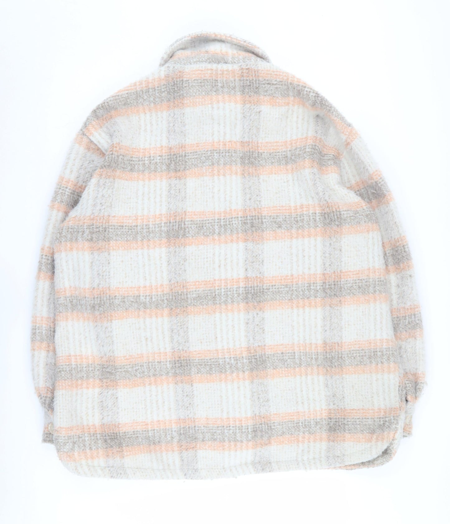 New Look Women's Multicoloured Plaid Long Jacket