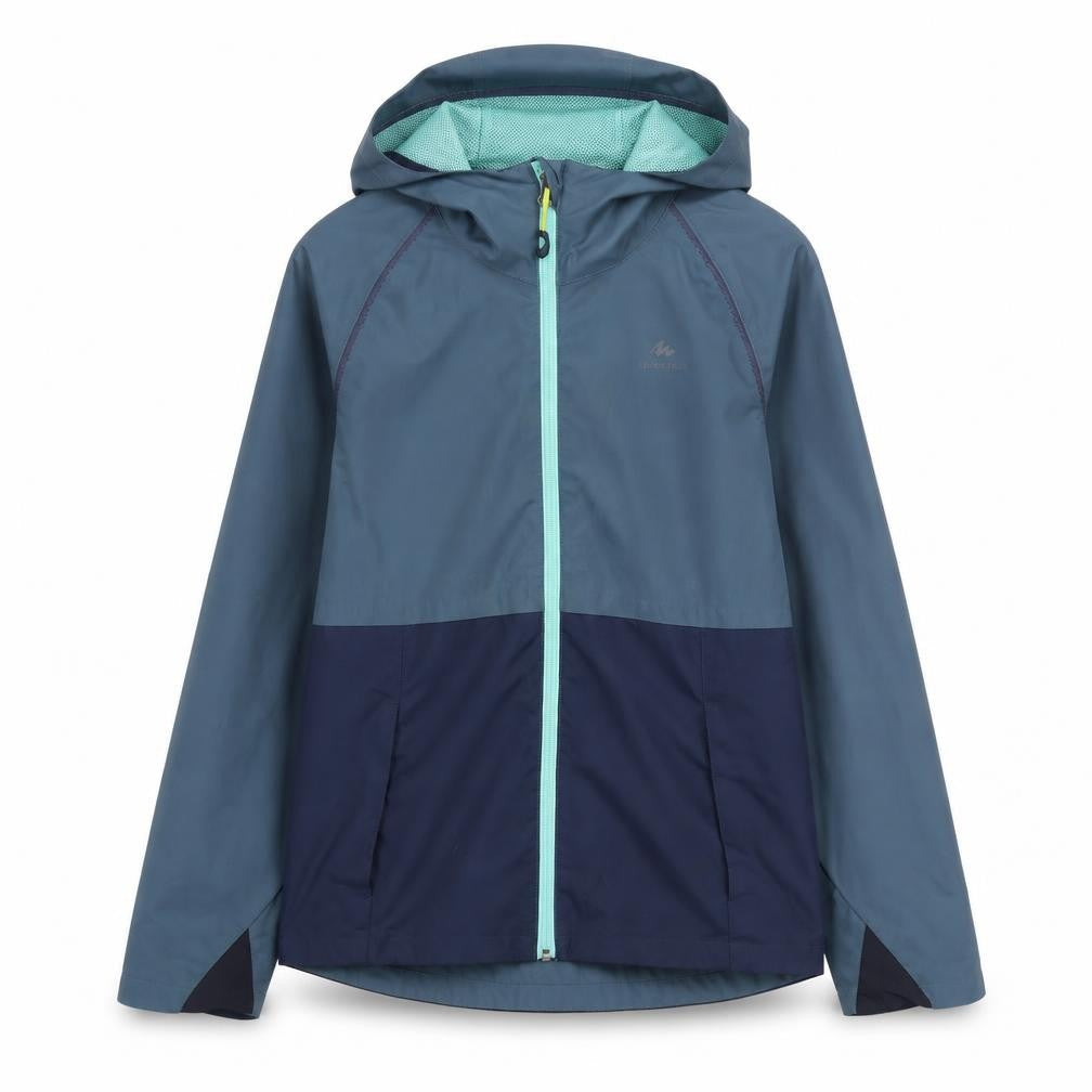 Decathlon Boys Blue Windbreaker Jacket 11 Years Hooded