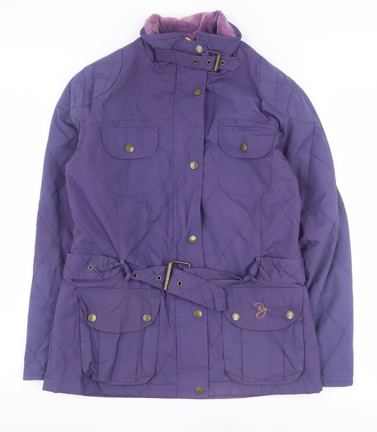 Rydale Women's Purple Quilted Biker Jacket S