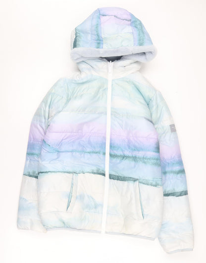 Additional front view of Abercrombie & Fitch Kids Multicoloured Puffer Jacket 15-16 Years
