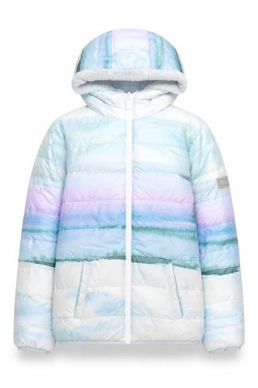 Abercrombie & Fitch Kids Multicoloured Puffer Jacket 15-16 Years