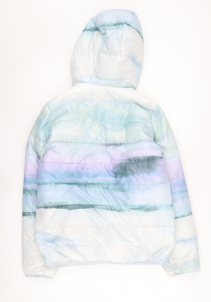 Back view of Abercrombie & Fitch Kids Multicoloured Puffer Jacket 15-16 Years