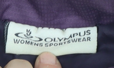 Olympus Women's Purple Waistcoat Size 10 Casual