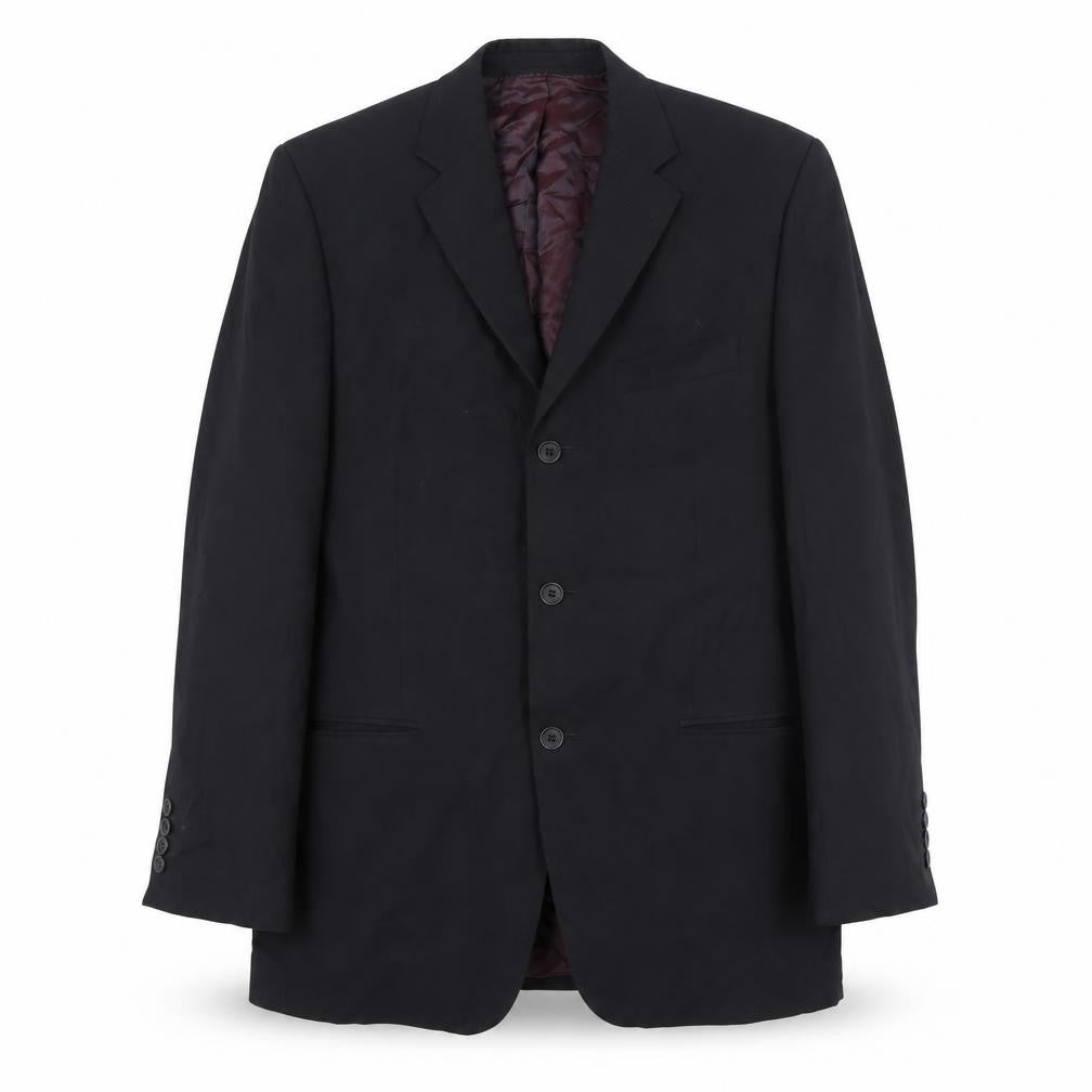 Ted Baker Black Wool Blazer Men's 38R Single-Breasted