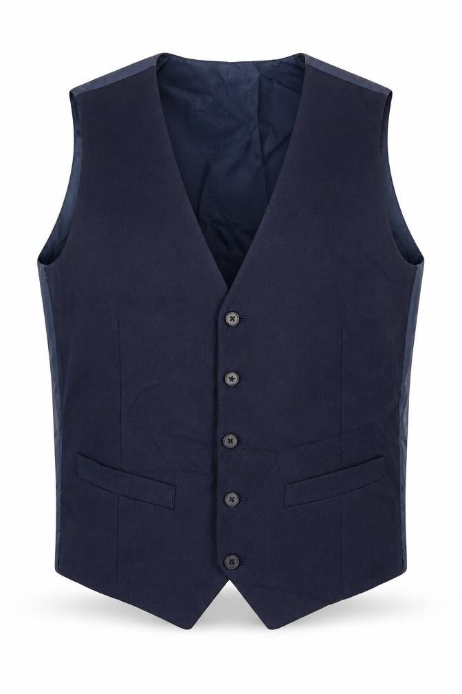 Marks & Spencer Men's Blue 41-43 Waistcoat, Elegant