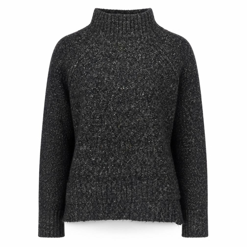 H&M Women's Black High Neck Jumper S