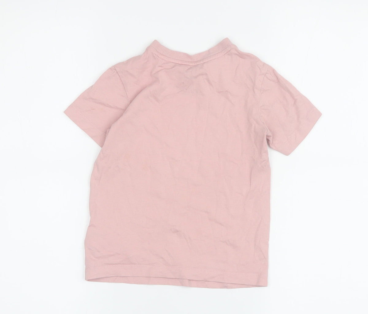 Back view of Adidas girls’ pink t-shirt, 2-3 years, casual and comfy