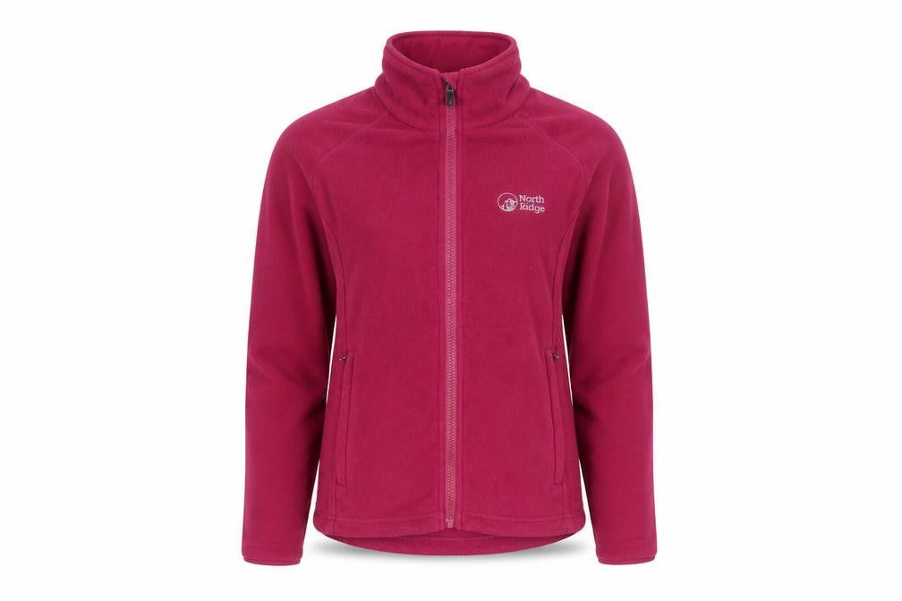 North Ridge Women's Pink Fleece Jacket Size 8