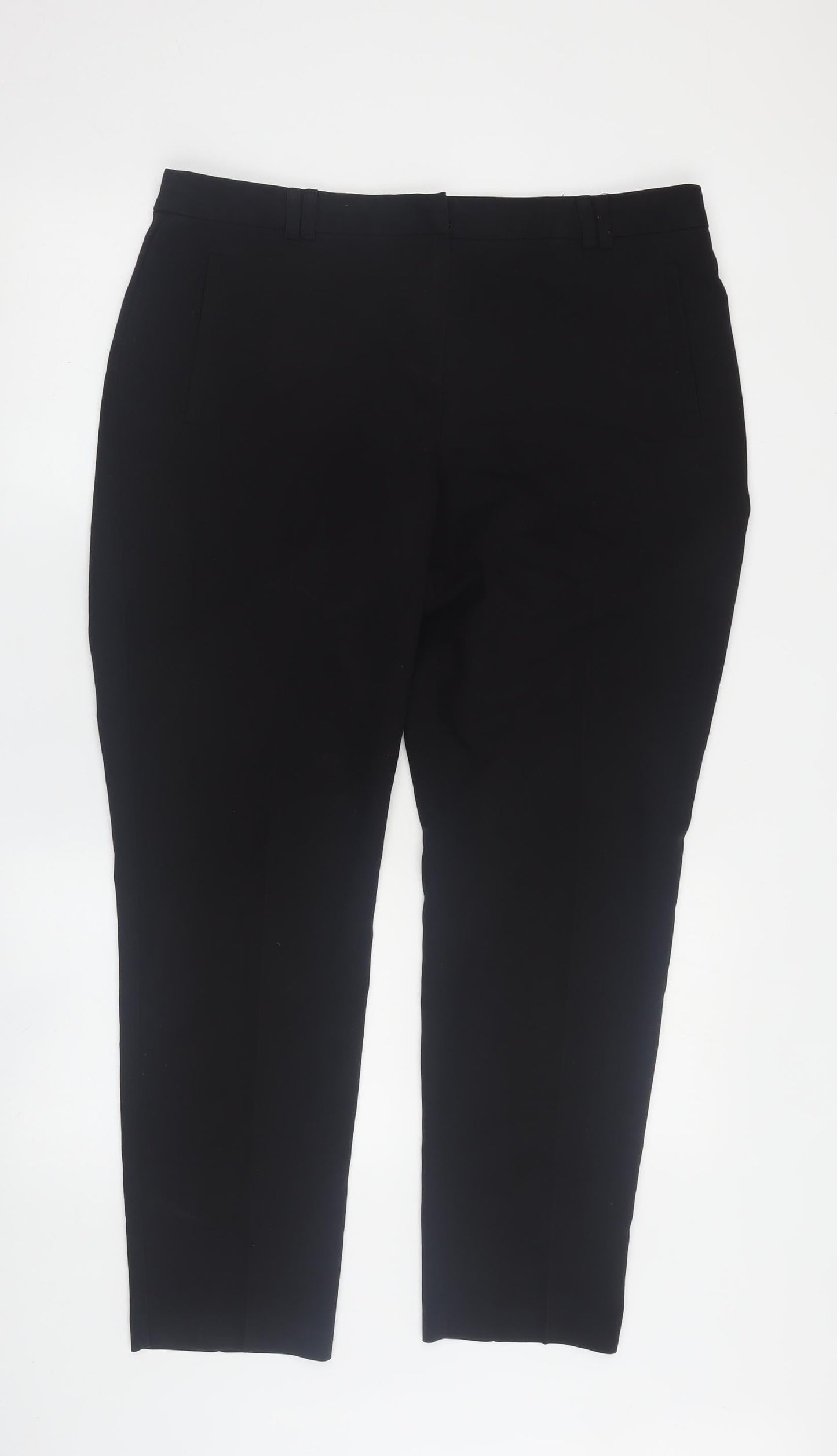 Topshop Women's Black Trousers, Size 14, Stylish & Versatile