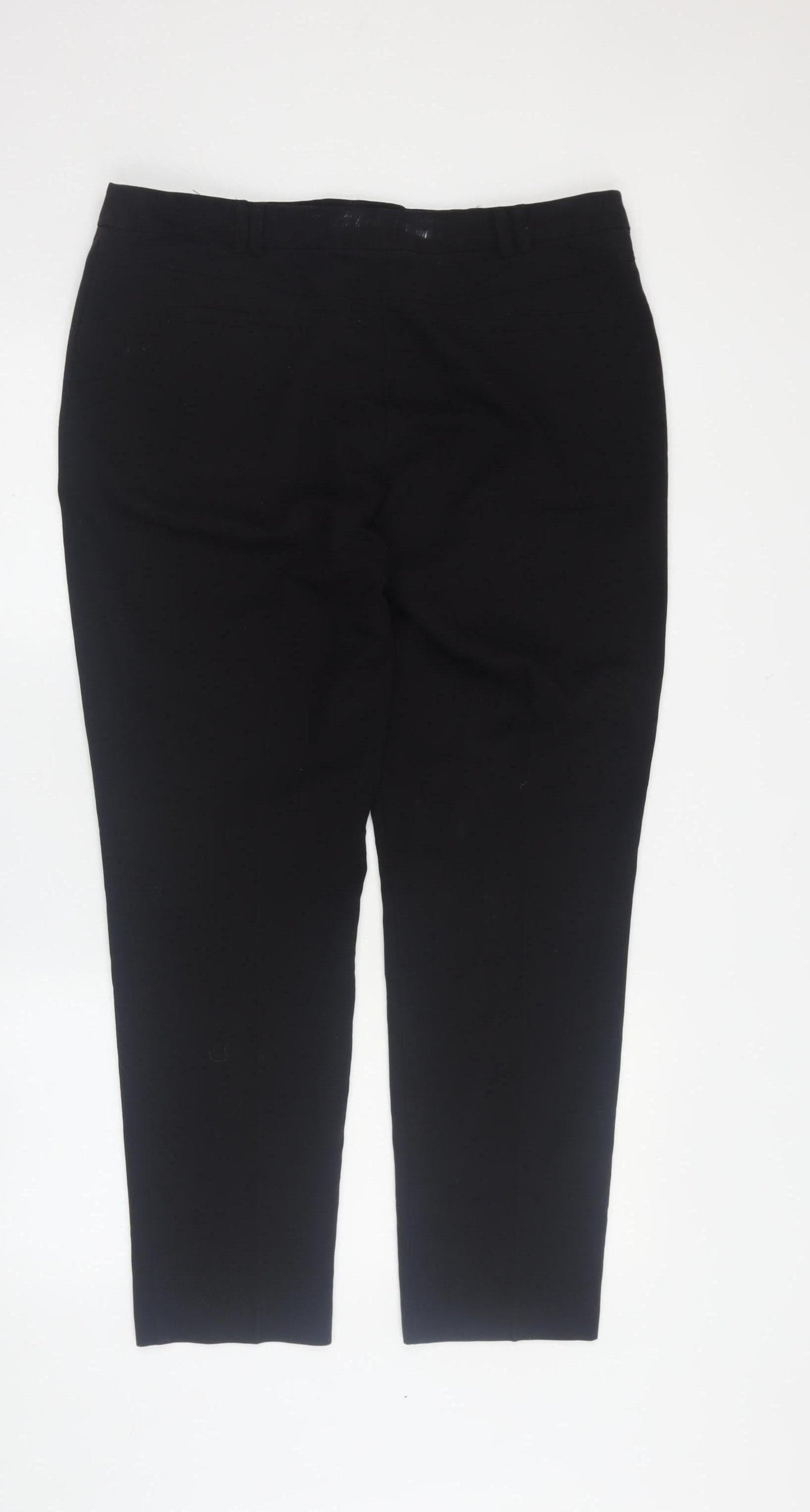 Topshop Women's Black Trousers, Size 14, Stylish & Versatile