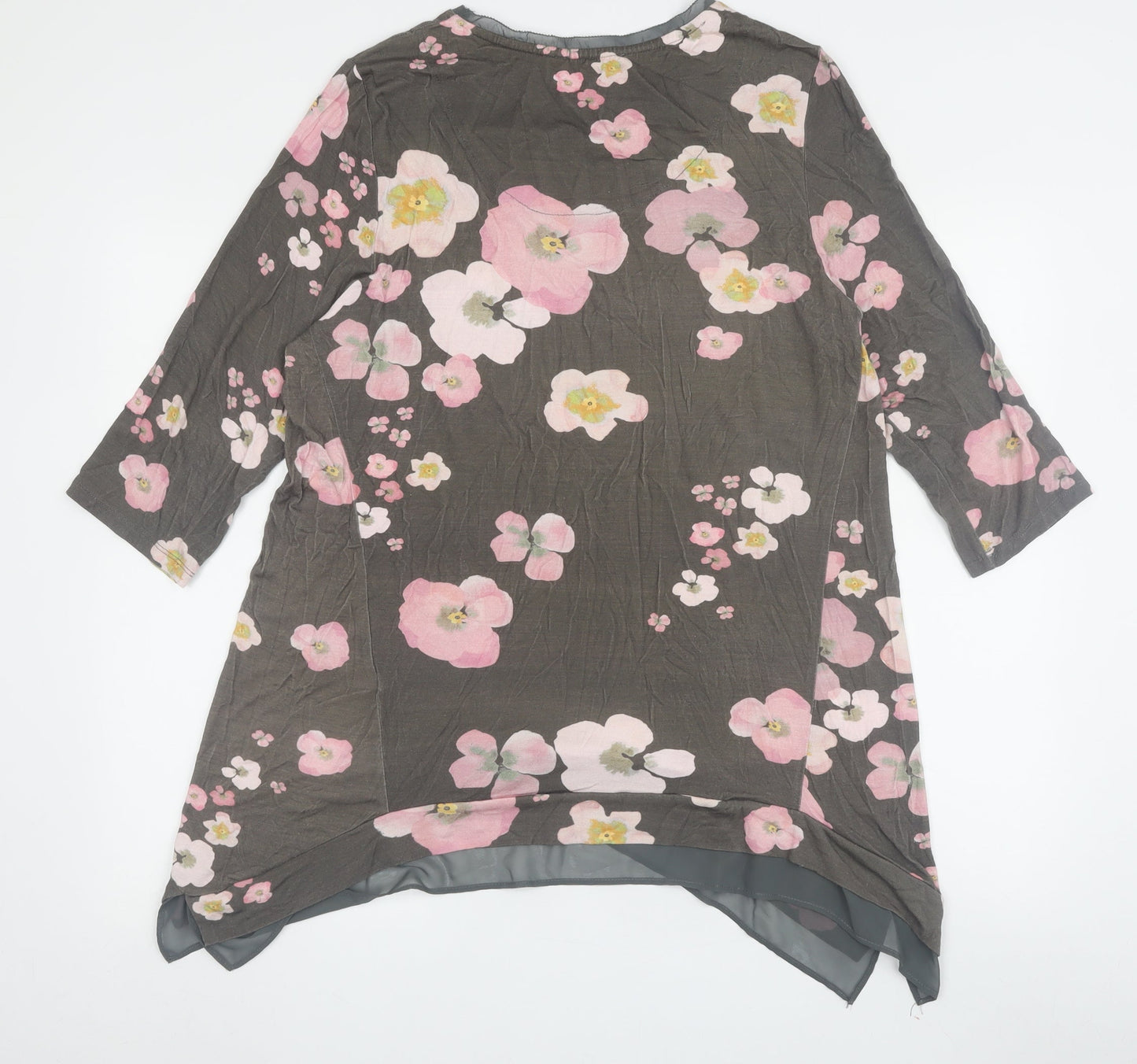 RJR John Rocha Women's Floral Blouse, Size 14, Multicoloured