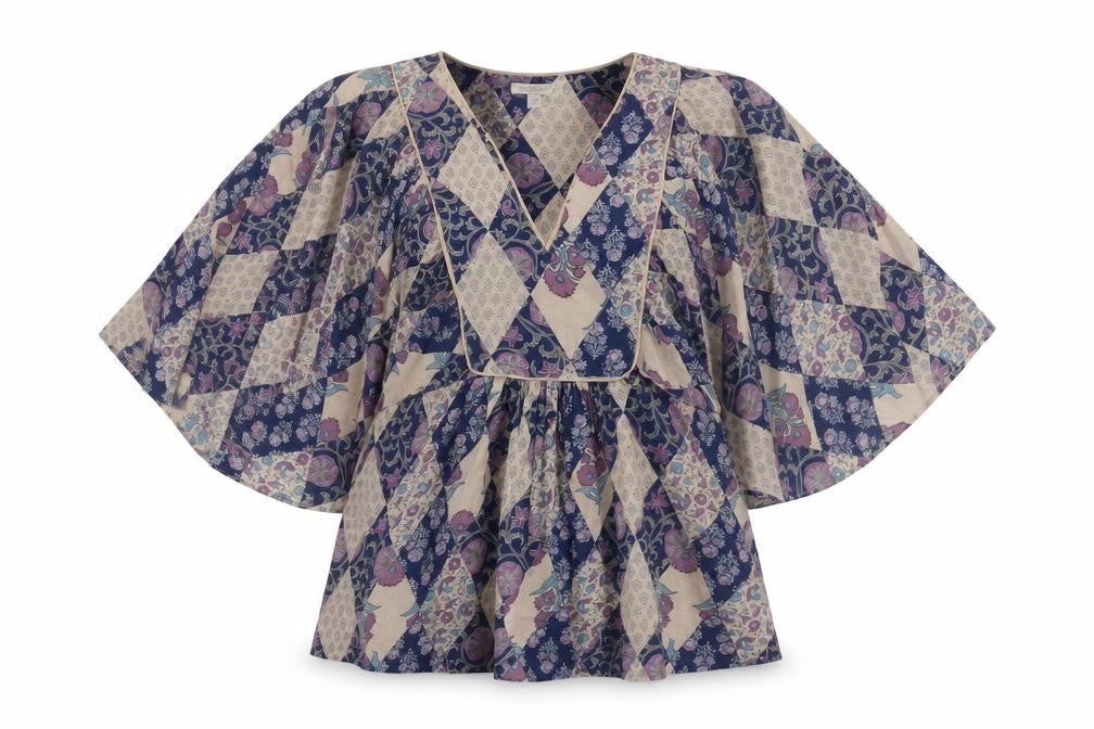 Monsoon Women's Multicoloured Kimono Blouse Size 10