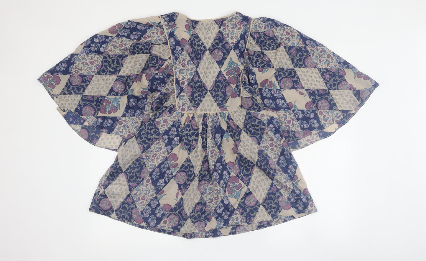 Monsoon Women's Multicoloured Kimono Blouse Size 10