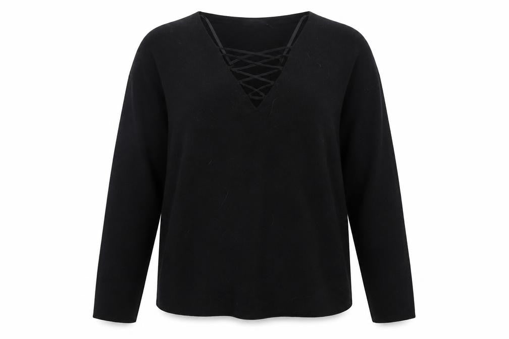 New Look Women's Black Jumper Size 18 Viscose Nylon