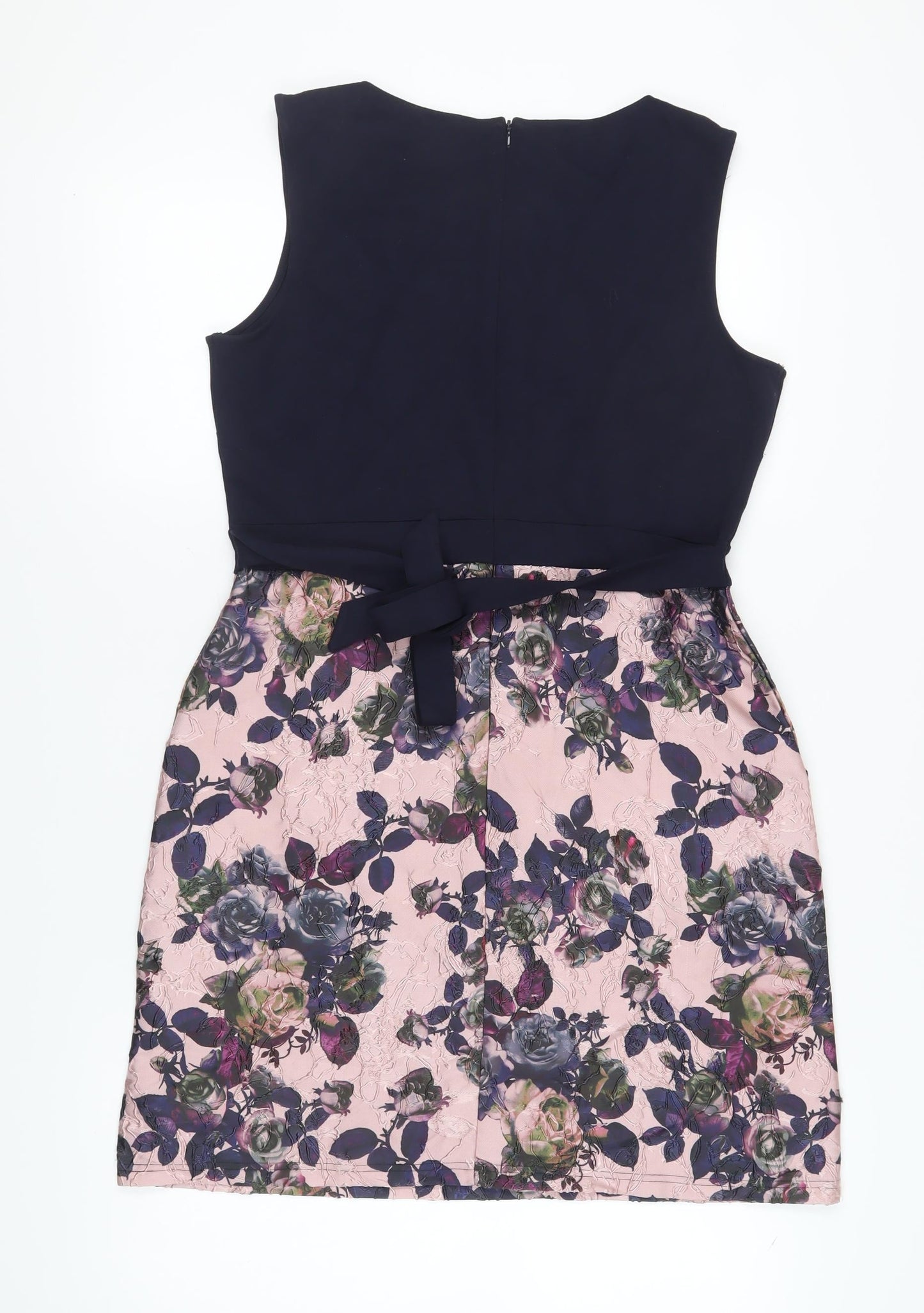 Stylist Pick Women's Multicoloured Floral Sheath Dress Size 14