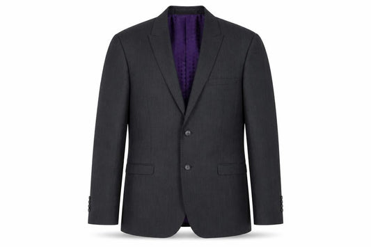 Benetti Men's Grey Blazer - 40R Regular Fit