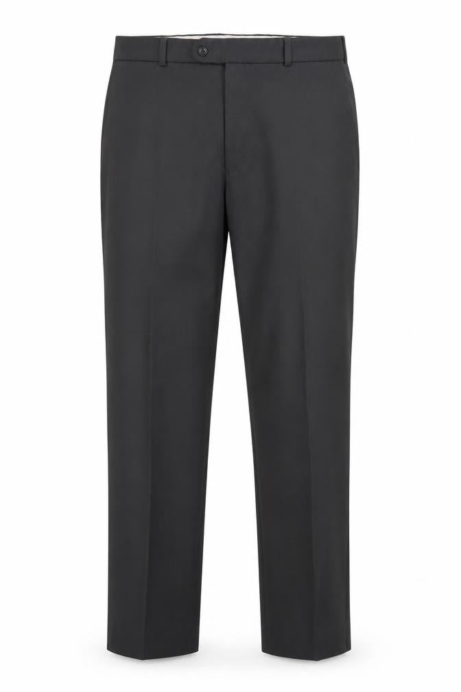 Greenwoods Men's Black Classic Fit Trousers