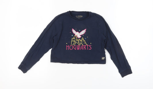Marks and Spencer Girls Blue Harry Potter Pyjama Top 7-8 Years