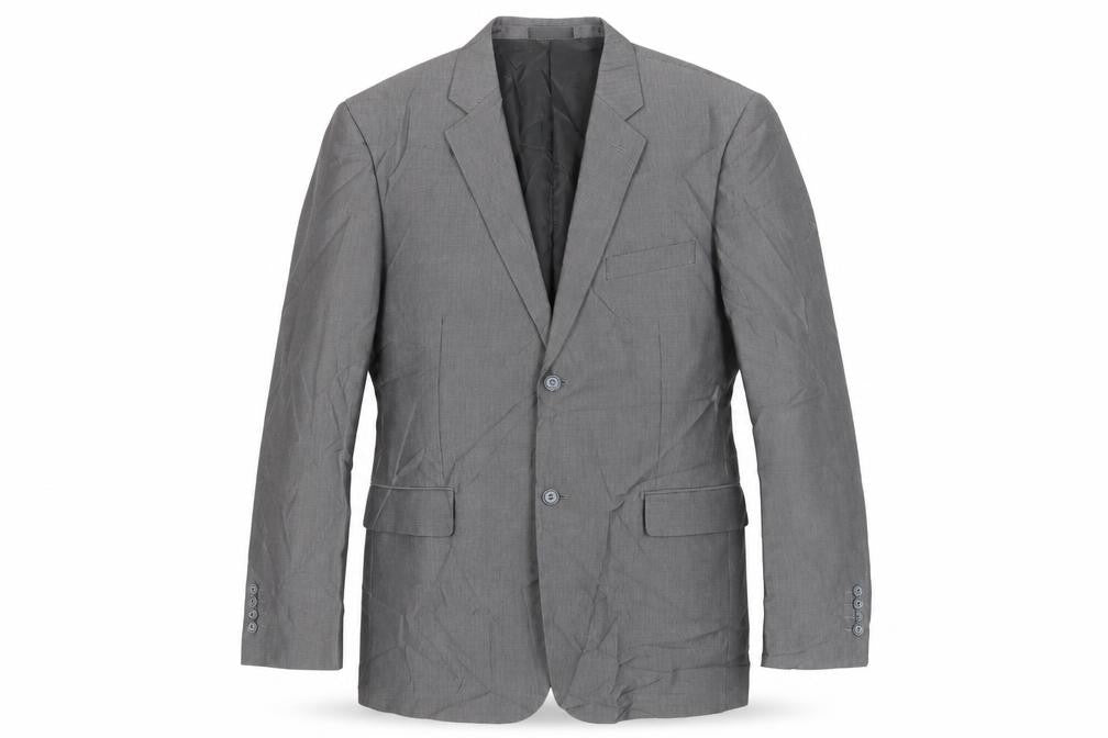 Marino Vicci Men's Grey Blazer, Size 46R, Formal Jacket