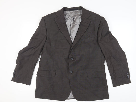Marks and Spencer Men's Neutral Wool Blazer, 44S