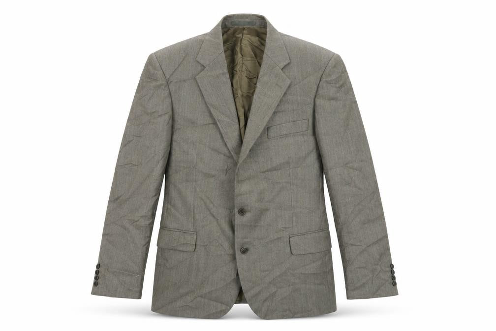 Magee Men's Grey Long Blazer, Classic Fit, Size 46L