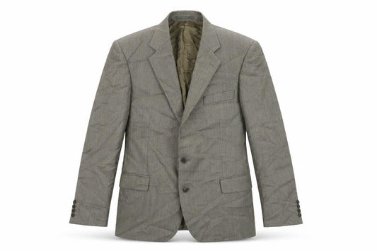 Magee Men's Grey Long Blazer, Classic Fit, Size 46L