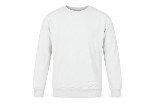AllSaints Unisex White Pullover Sweatshirt - Small