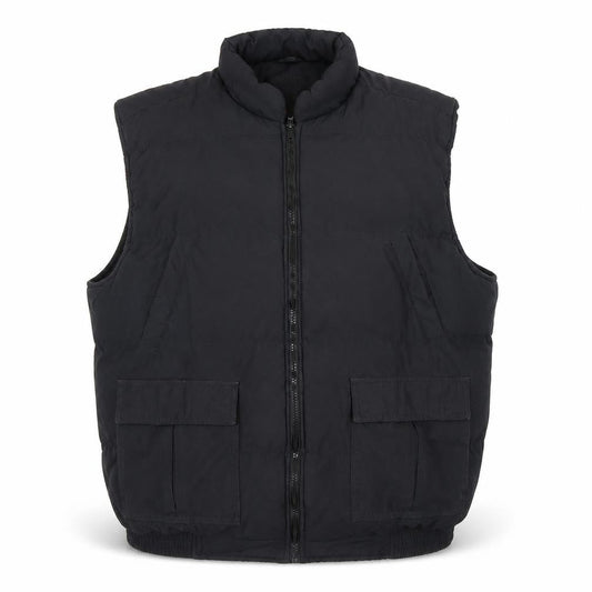 North by North Men's Black XL Puffer Waistcoat