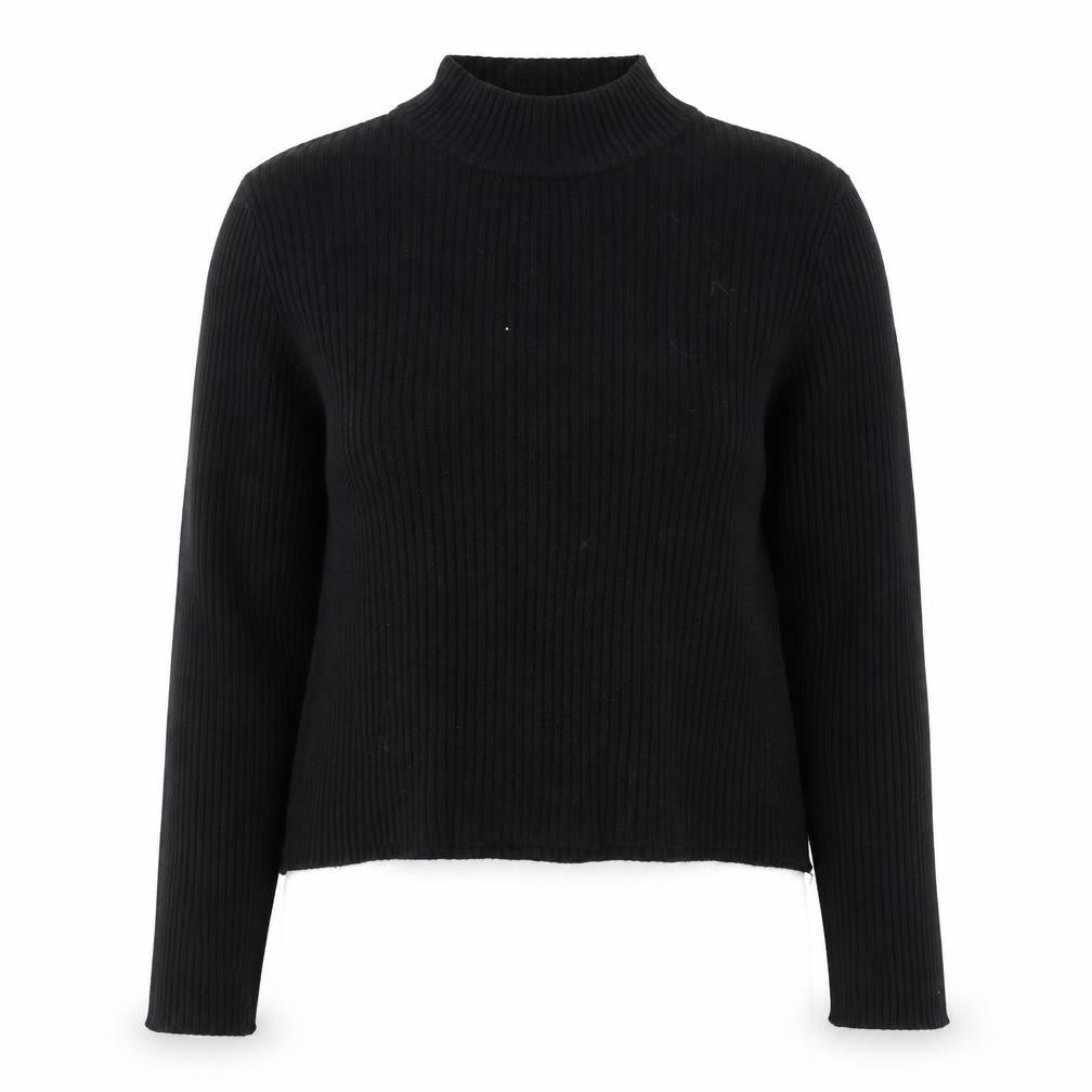 Pink Vanilla Women's Black Knit Jumper, Size L
