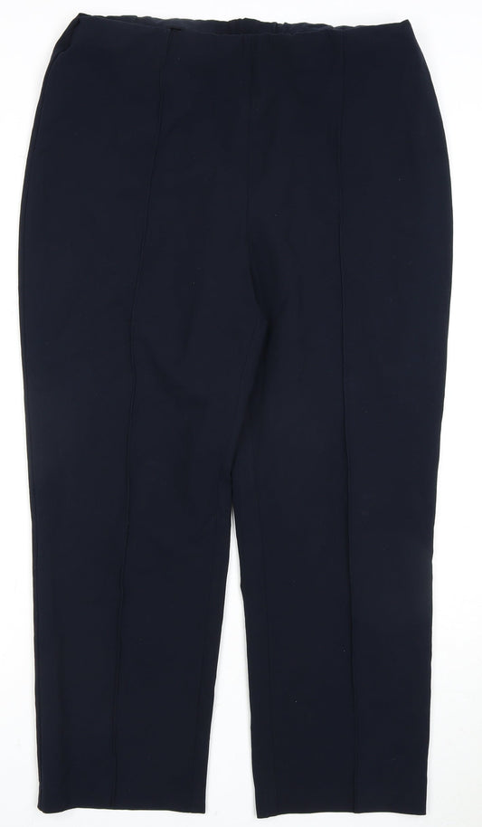 ISLE Essentials Women's Black Trousers Size 14 Regular