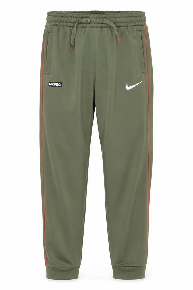 Nike Boys Green Track Pants M Athletic Fit
