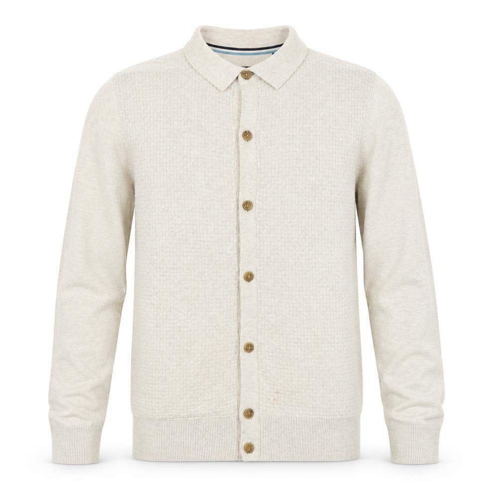 Hammond & Co. Men's Beige Cardigan Small