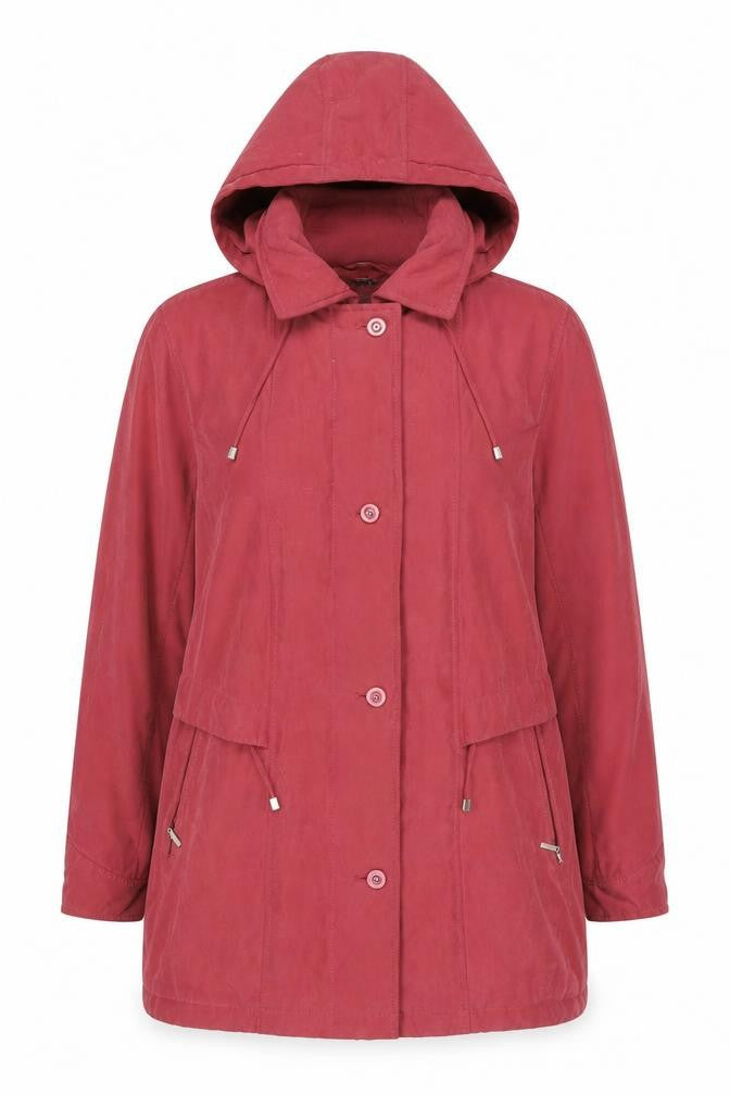 Eliza Gray Women's Red Anorak Jacket Size 18