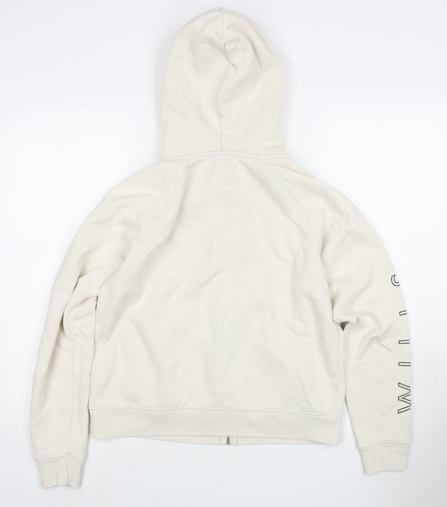 Jack Wills Women’s Ivory Zip Hoodie Size 12
