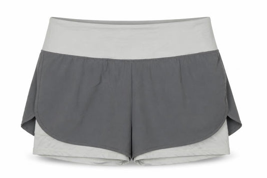 Yidarton Women's Grey Athletic Shorts L