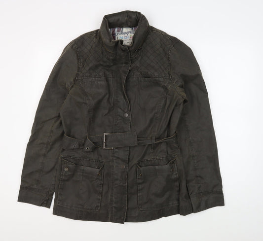 Marks and Spencer Women's Green Belted Jacket Size 12