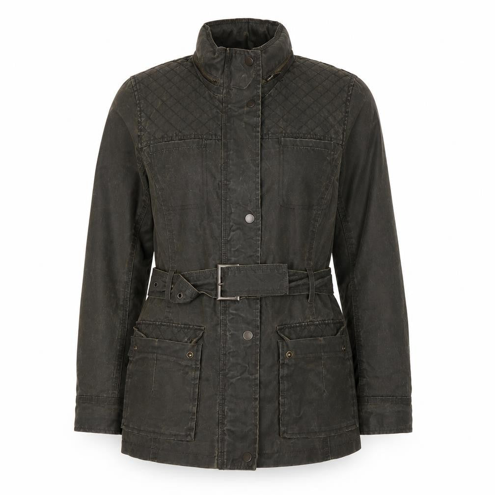 Marks & Spencer Women's Green Belted Jacket Size 12