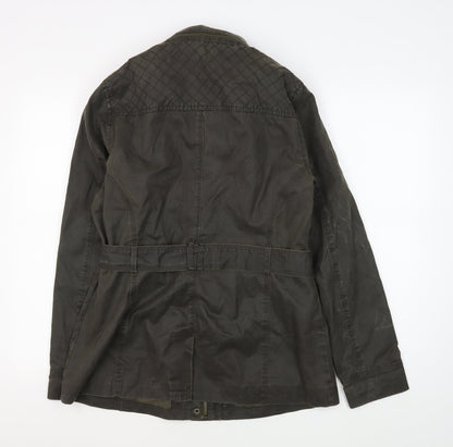 Marks & Spencer Women's Green Belted Jacket Size 12