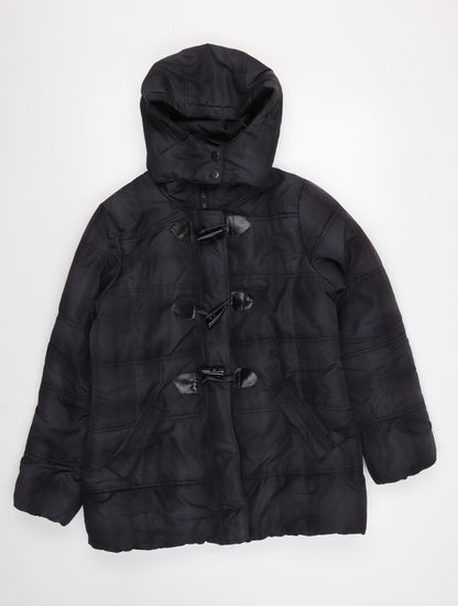 Brave Soul Women's Black Puffer Jacket L