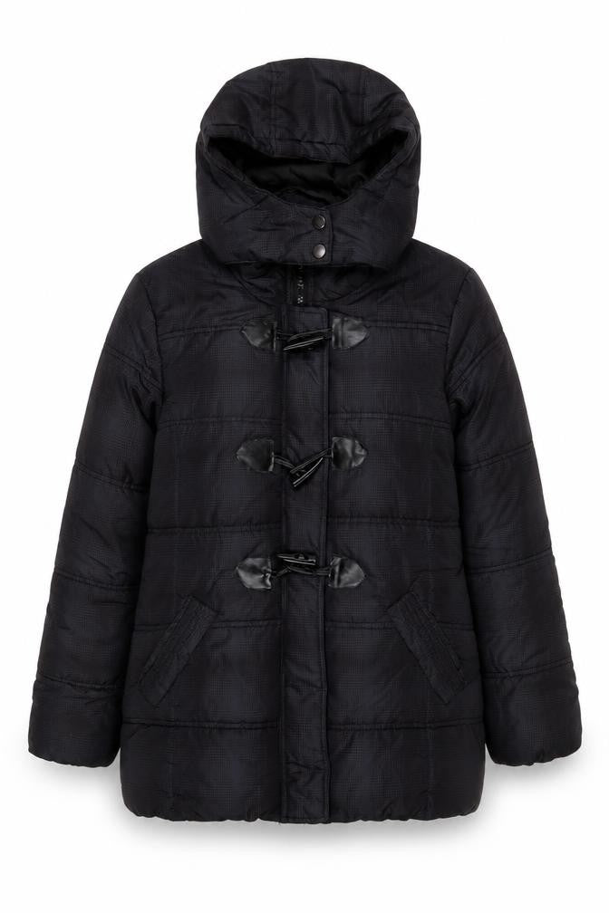 Brave Soul Women's Black Puffer Jacket L