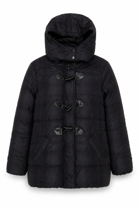 Brave Soul Women's Black Puffer Jacket L