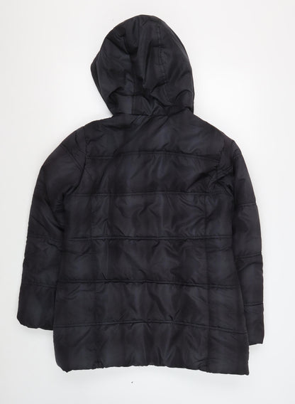Brave Soul Women's Black Puffer Jacket L