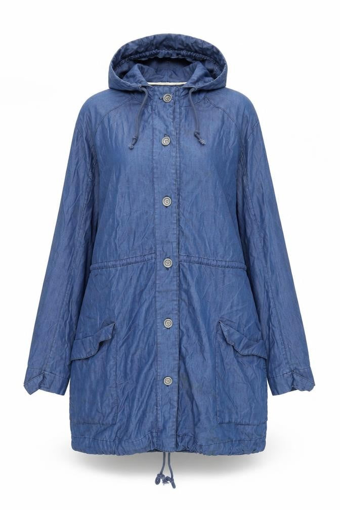Jane Komodo London Blue Women's Parka Jacket Size 4