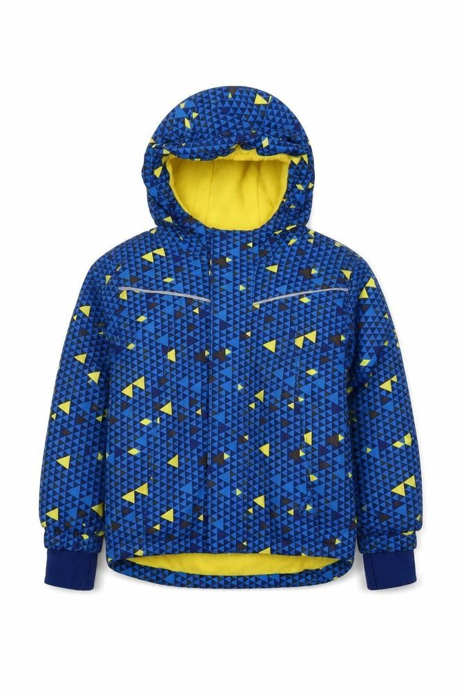 Lupilu Boys Blue Geometric Puffer Jacket 5-6 Years