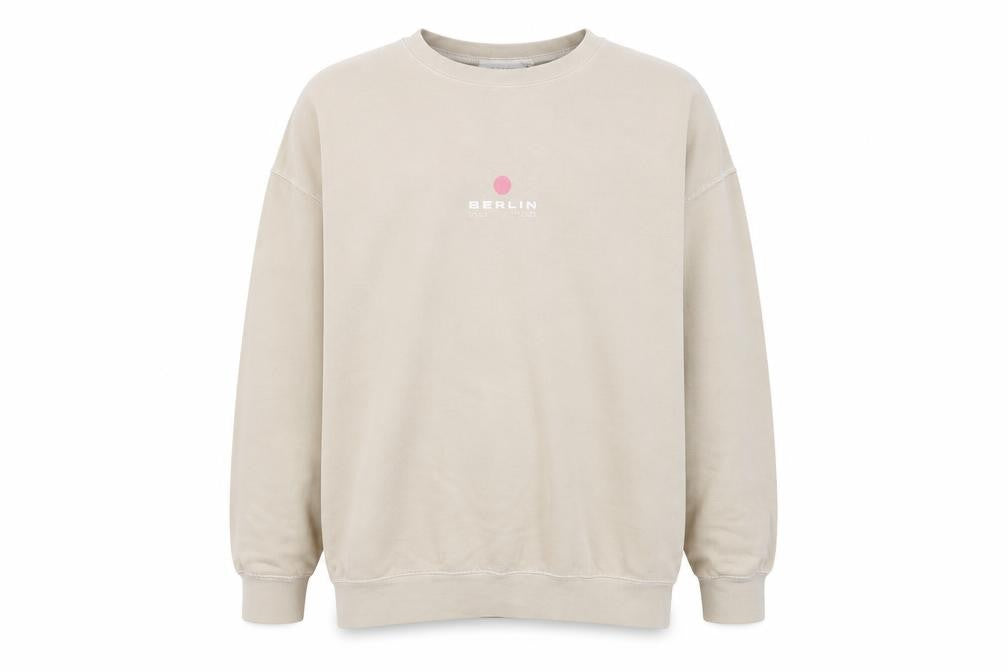 Topman Beige Men's Pullover Sweatshirt S