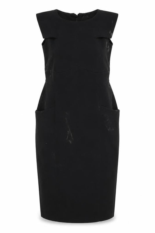 ASOS Tall Women's Black Midi Sheath Dress 16