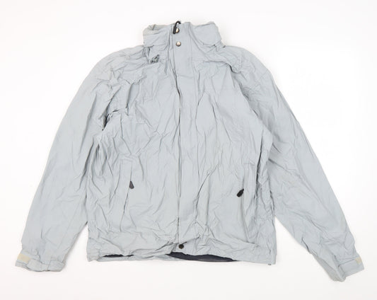 Cotton Traders Men's XL Grey Full Zip Jacket