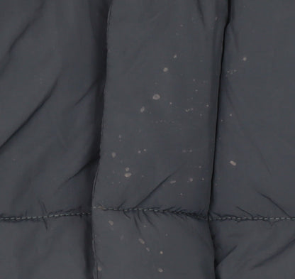Additional view of Zara girls’ blue puffer jacket 8-9 years