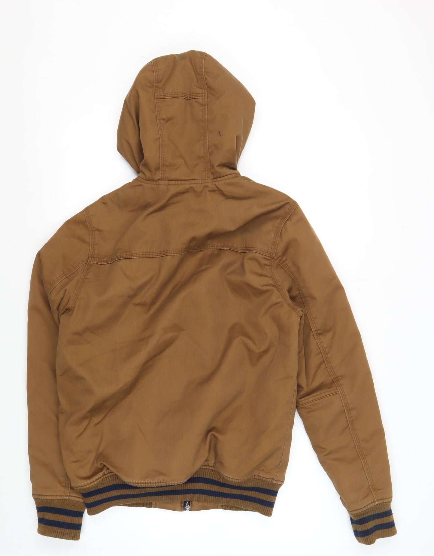 Divided Men's Brown Bomber Jacket Size S Casual